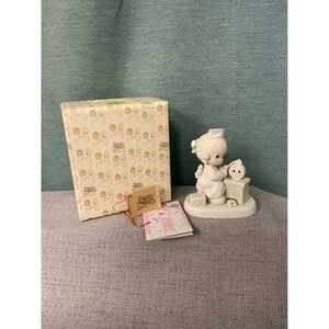 Precious Moments Time Heals 1990 nurse Vintage Enesco #523739